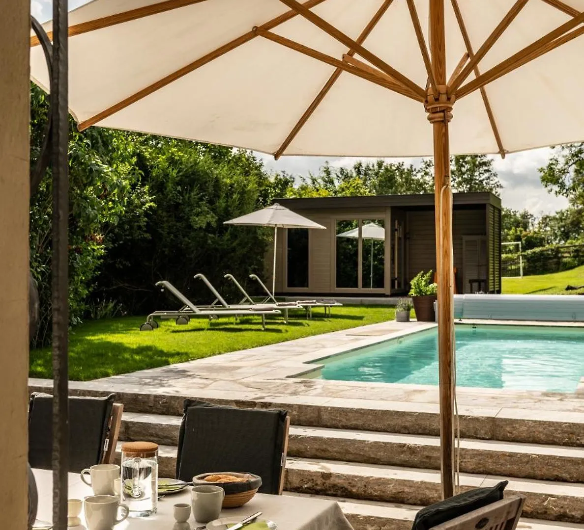 Exklusives Ferienhaus In Top Lage Mit Pool, Sauna, Terrasse - Der Johannishof Wurzburg 0*,